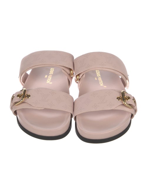 Louis Vuitton LV Monogram Leather Slides