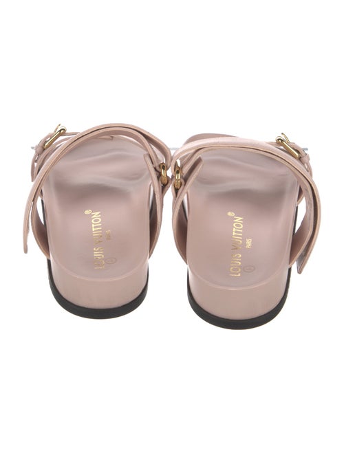 Louis Vuitton LV Monogram Leather Slides