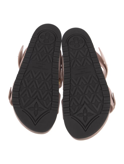 Louis Vuitton LV Monogram Leather Slides