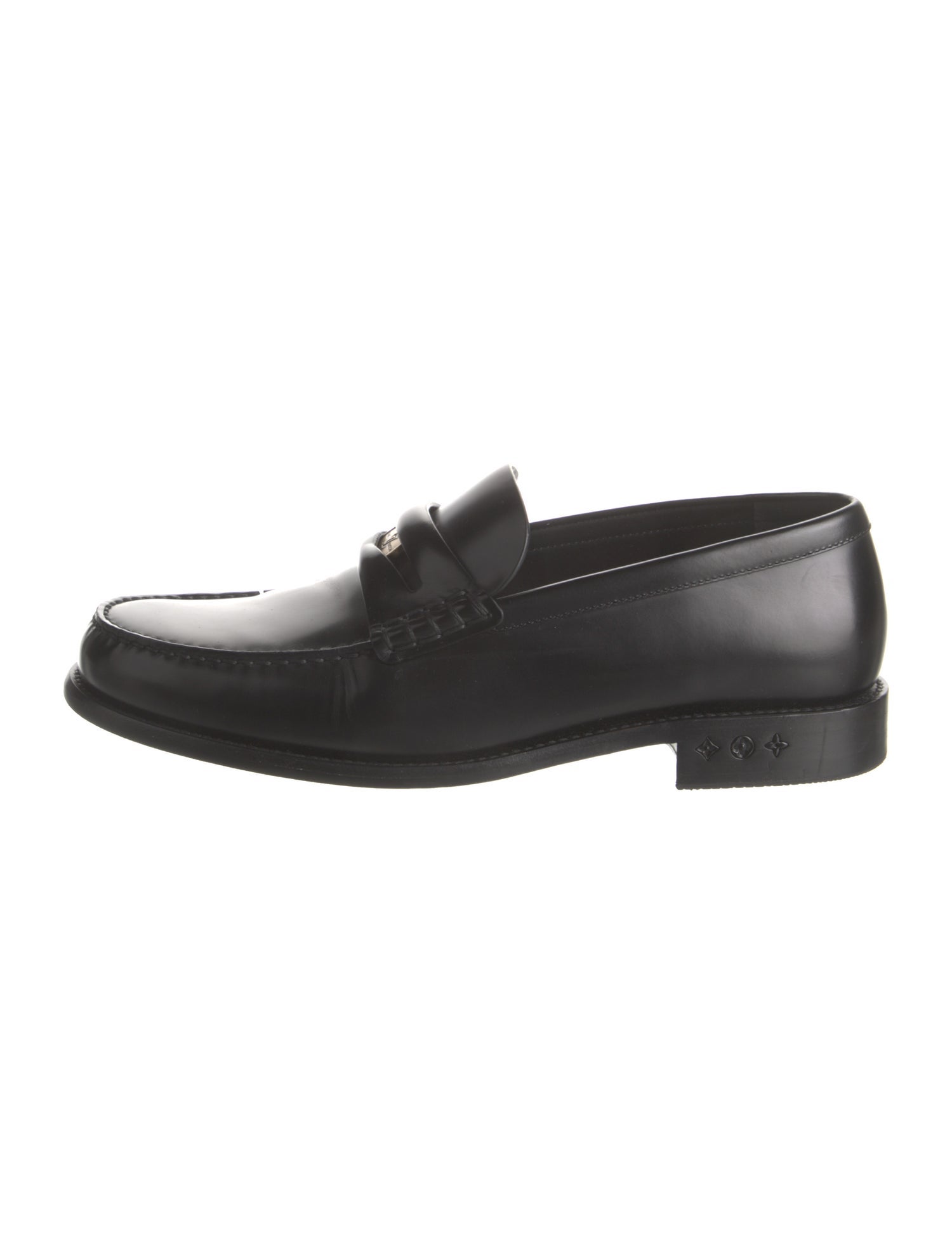 Louis Vuitton LV Monogram Leather Dress Loafers