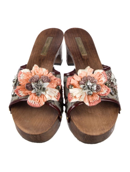 Louis Vuitton LV Monogram Canvas Slides