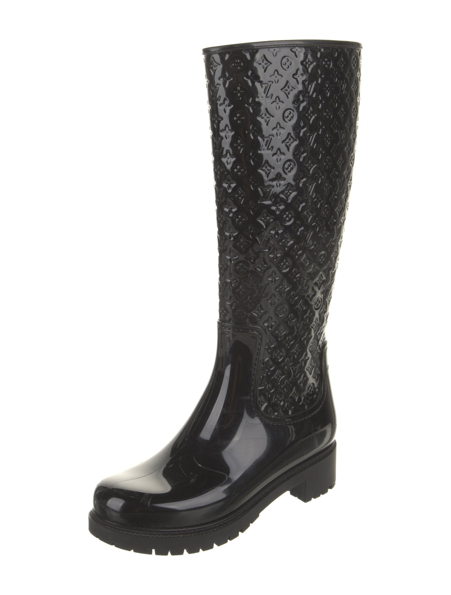 Louis Vuitton LV Monogram Rubber Rain Boots