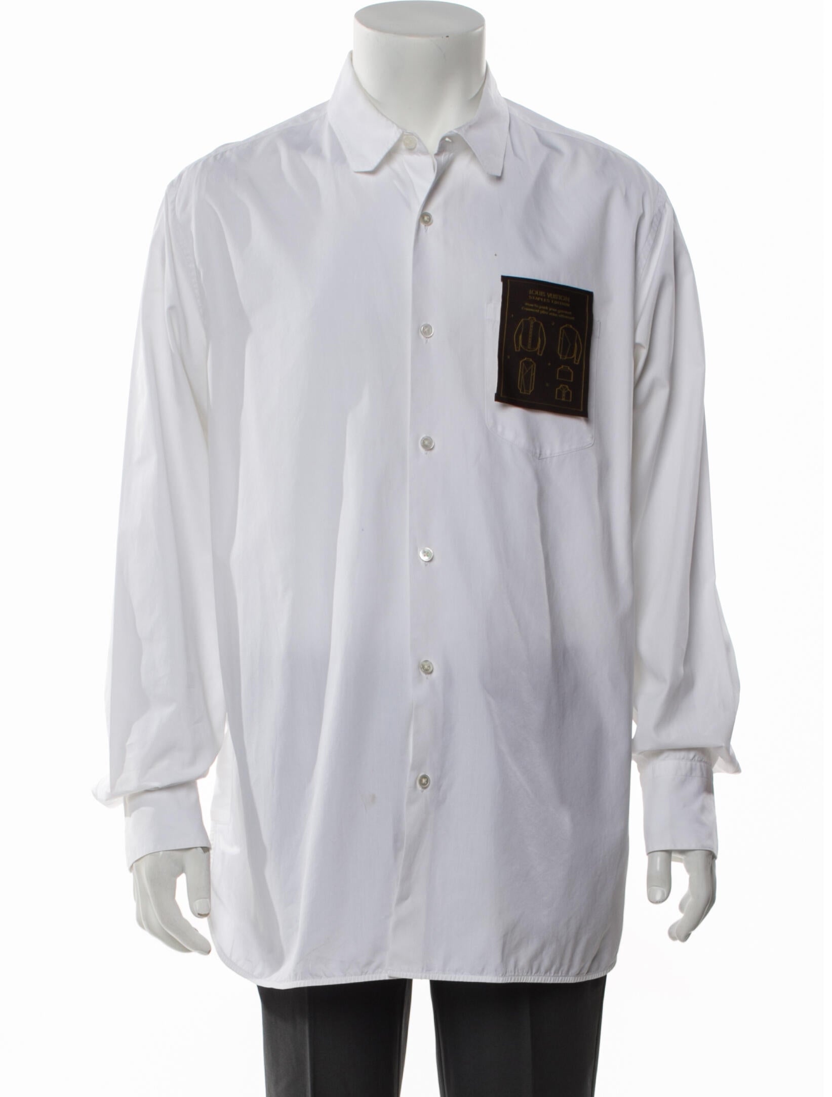 Louis Vuitton 2019 'Staples Edition' Tuxedo Shirt