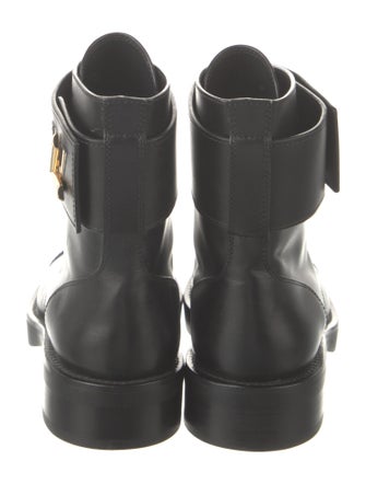 Louis Vuitton Leather Combat Boots