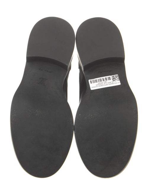 Louis Vuitton Leather Combat Boots