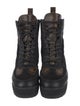 Louis Vuitton LV Monogram Suede Combat Boots