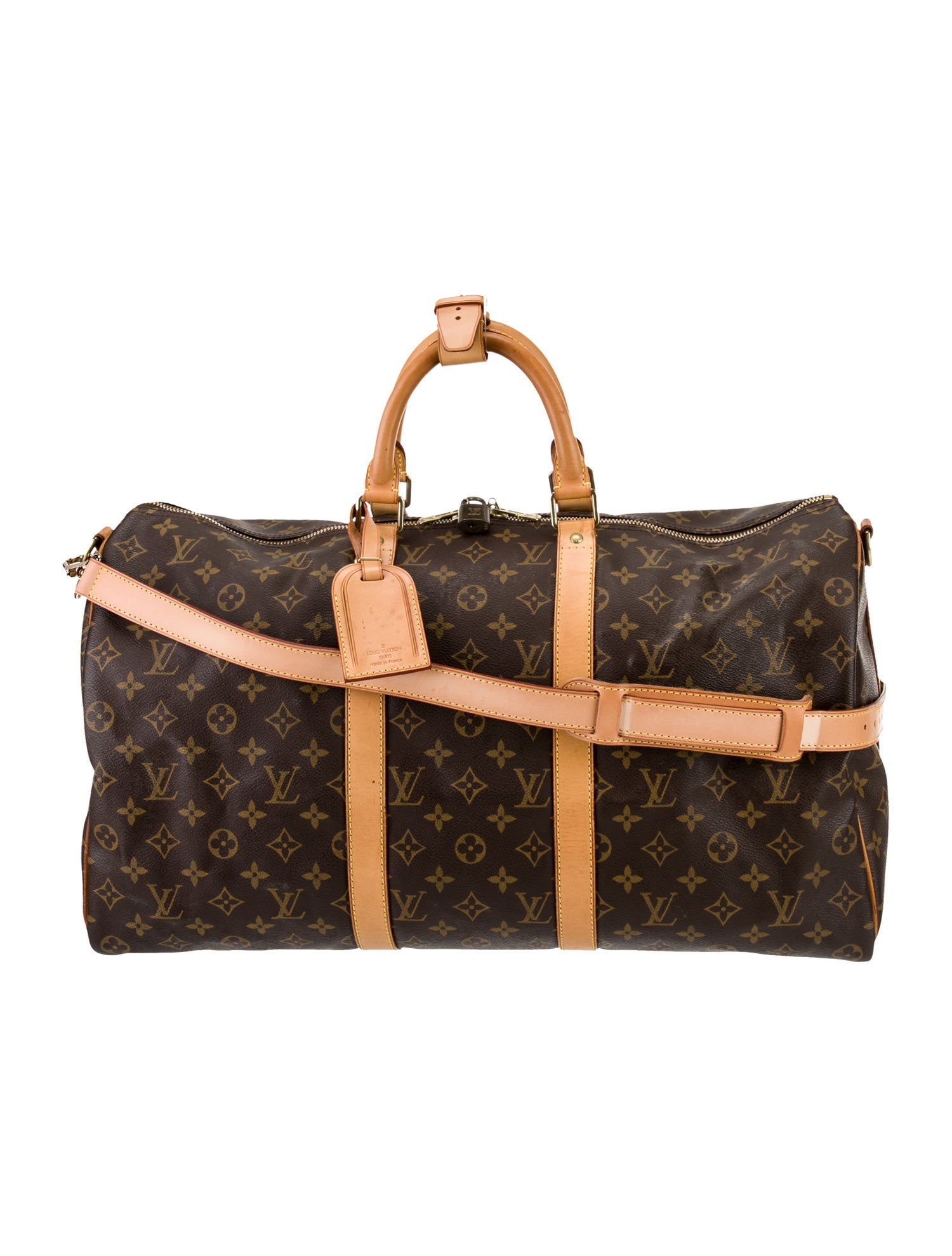 Louis Vuitton LV Monogram Keepall Bandouliere 50 Vintage