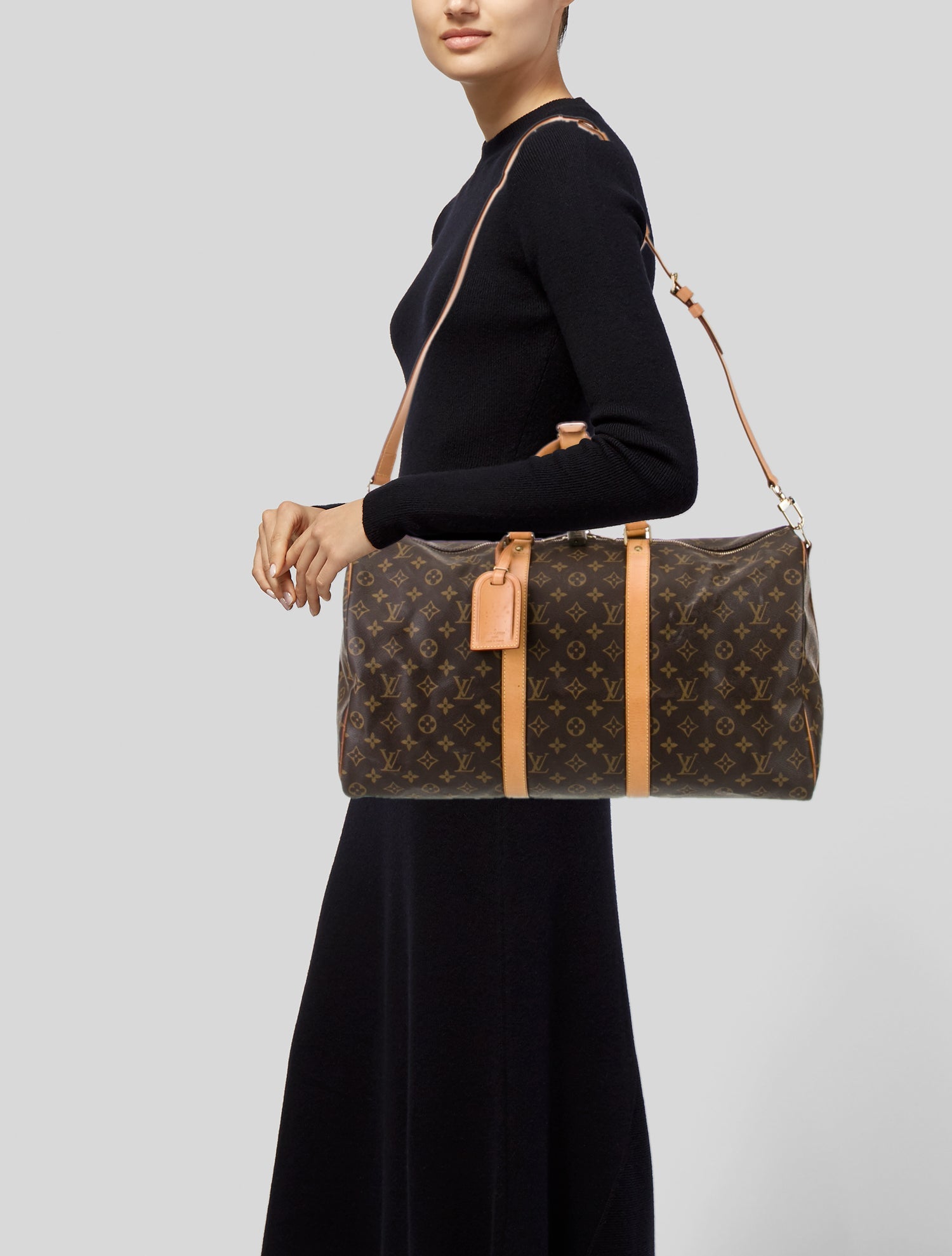 Louis Vuitton LV Monogram Keepall Bandouliere 50 Vintage