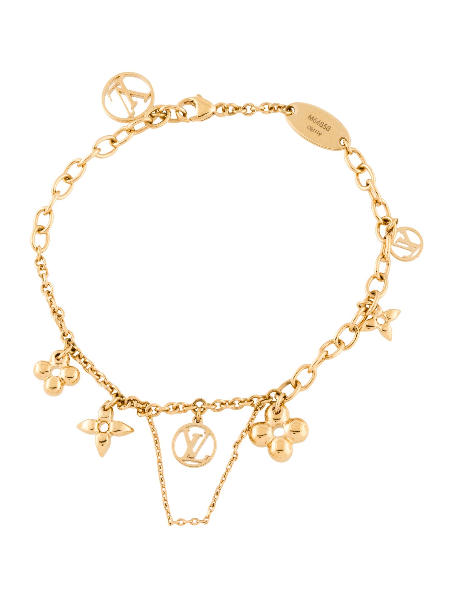 Louis Vuitton Blooming Supple Charm Bracelet