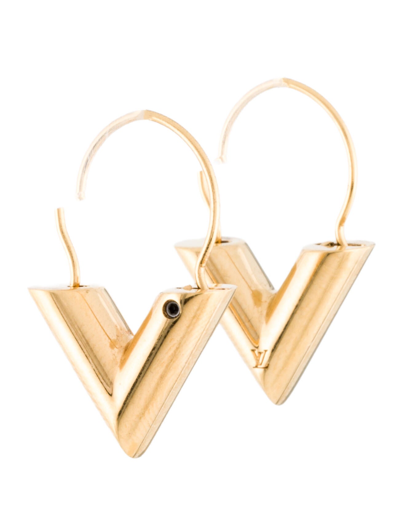 Louis Vuitton Essential V Hoop Earrings