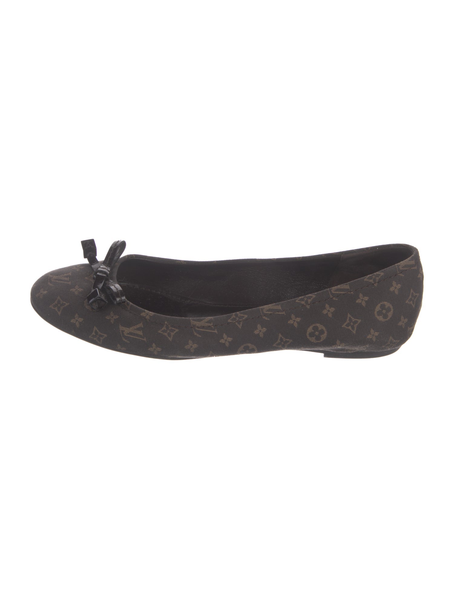 Louis Vuitton Canvas Printed Ballet Flats