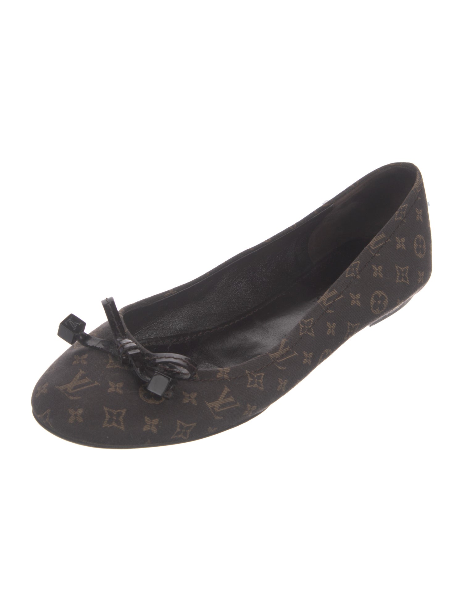 Louis Vuitton Canvas Printed Ballet Flats