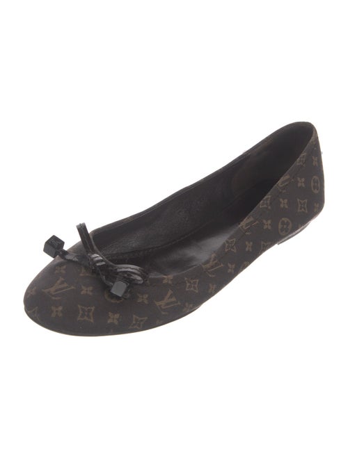 Louis Vuitton Canvas Printed Ballet Flats