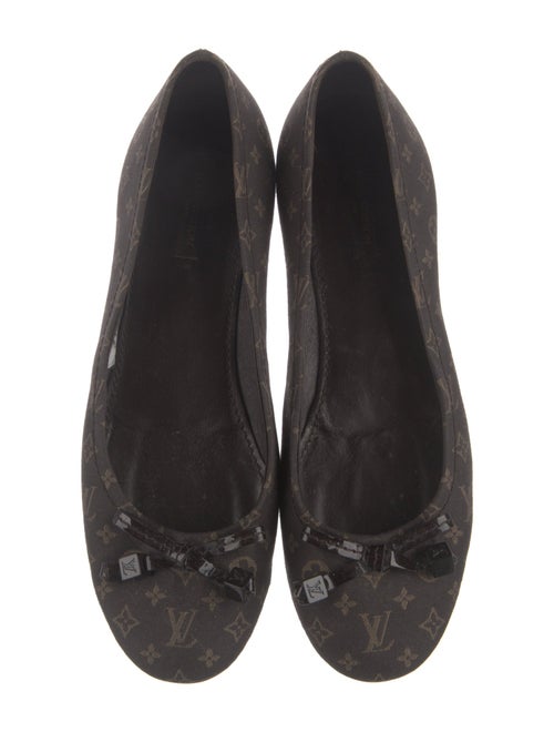 Louis Vuitton Canvas Printed Ballet Flats
