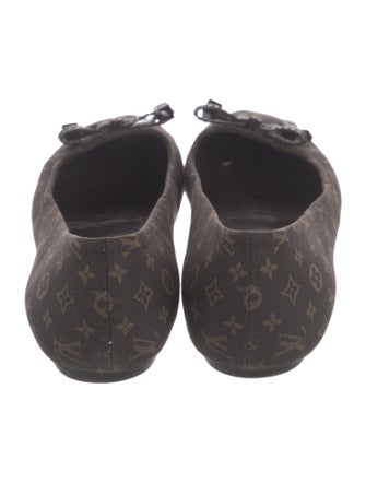 Louis Vuitton Canvas Printed Ballet Flats