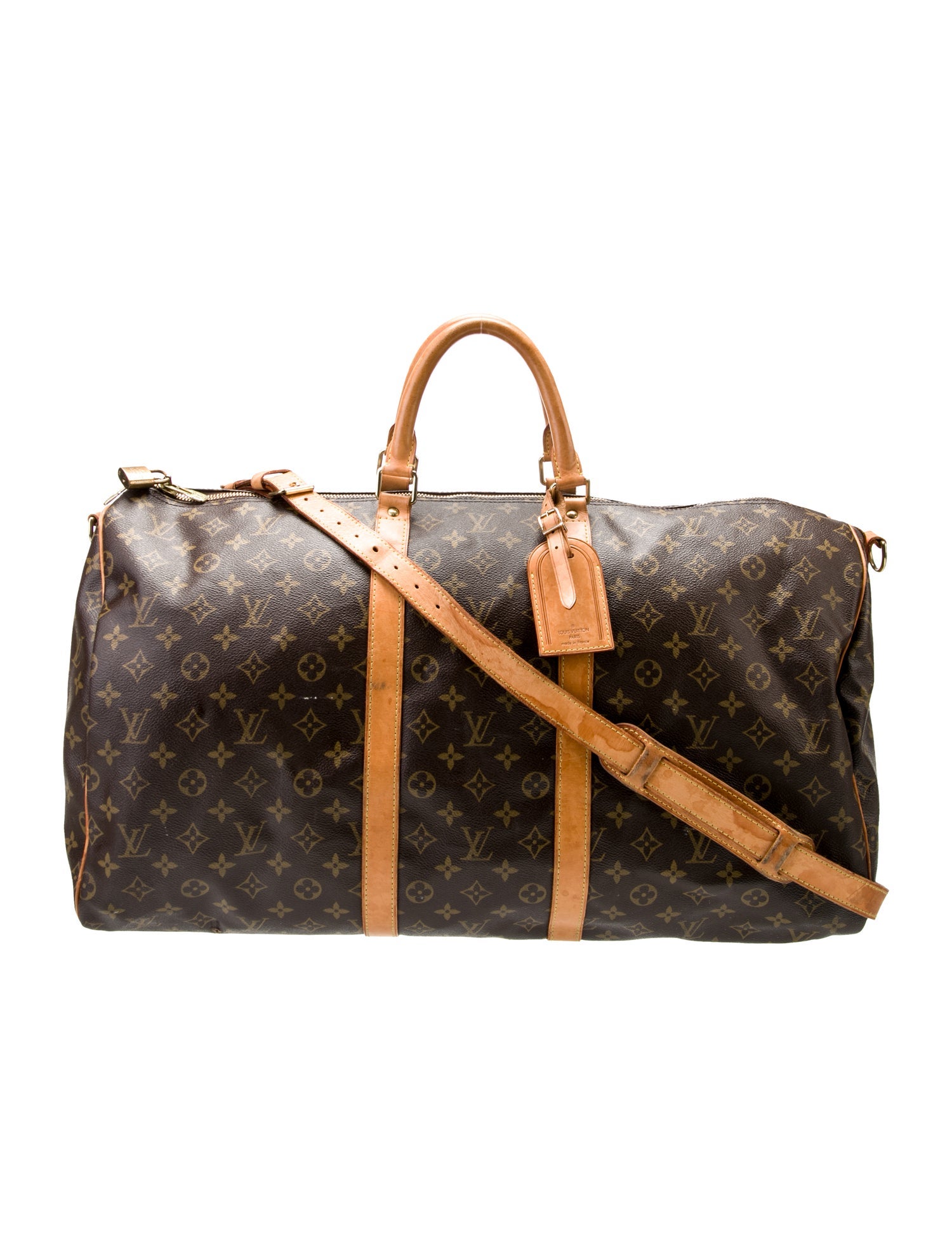 Louis Vuitton LV Monogram Keepall Bandouliere 55 Vintage