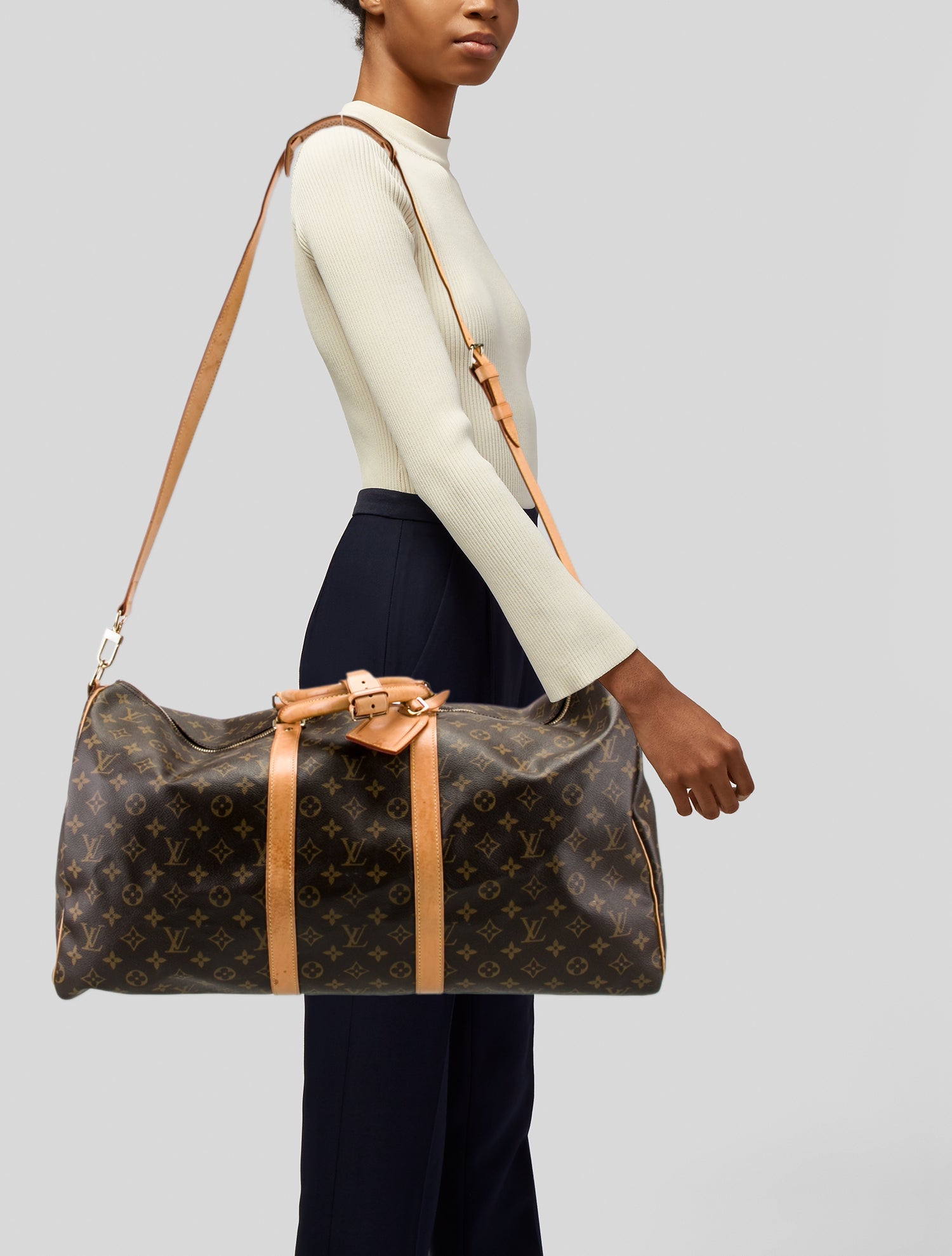 Louis Vuitton LV Monogram Keepall Bandouliere 55