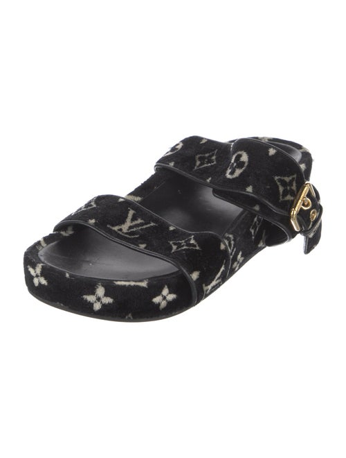 Louis Vuitton LV Monogram Velvet Slides