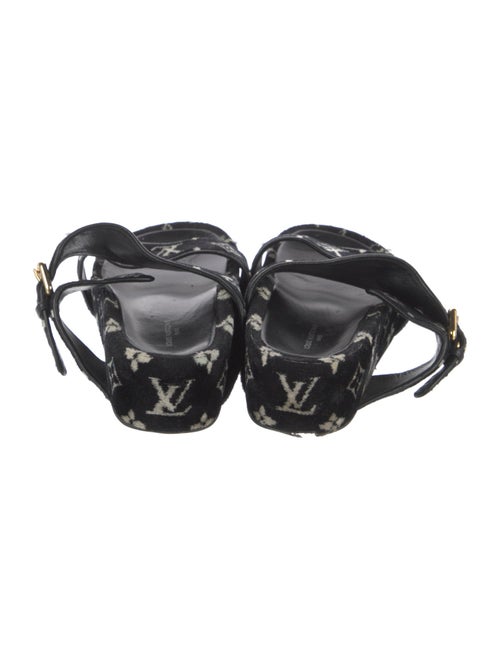 Louis Vuitton LV Monogram Velvet Slides