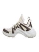 Louis Vuitton LV Monogram Mesh Accents Chunky Sneakers