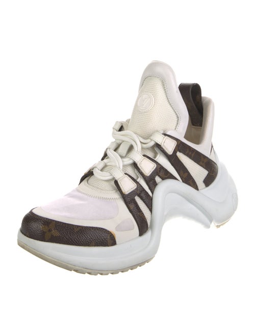 Louis Vuitton LV Monogram Mesh Accents Chunky Sneakers