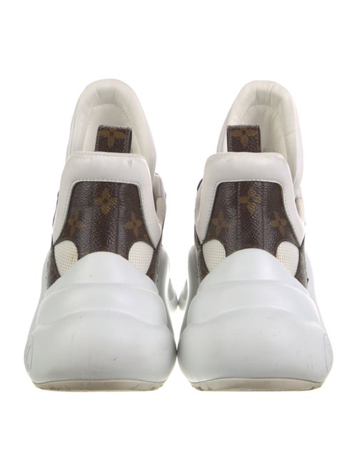 Louis Vuitton LV Monogram Mesh Accents Chunky Sneakers