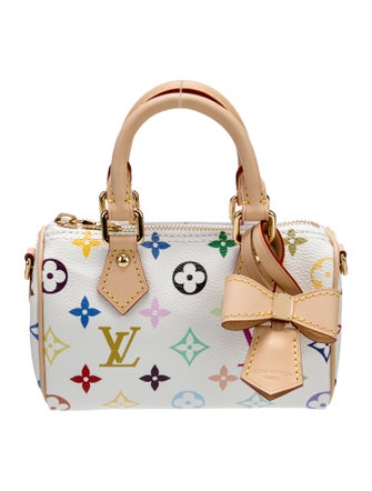Louis Vuitton Multicolore Monogram Speedy Bandouliere Nano