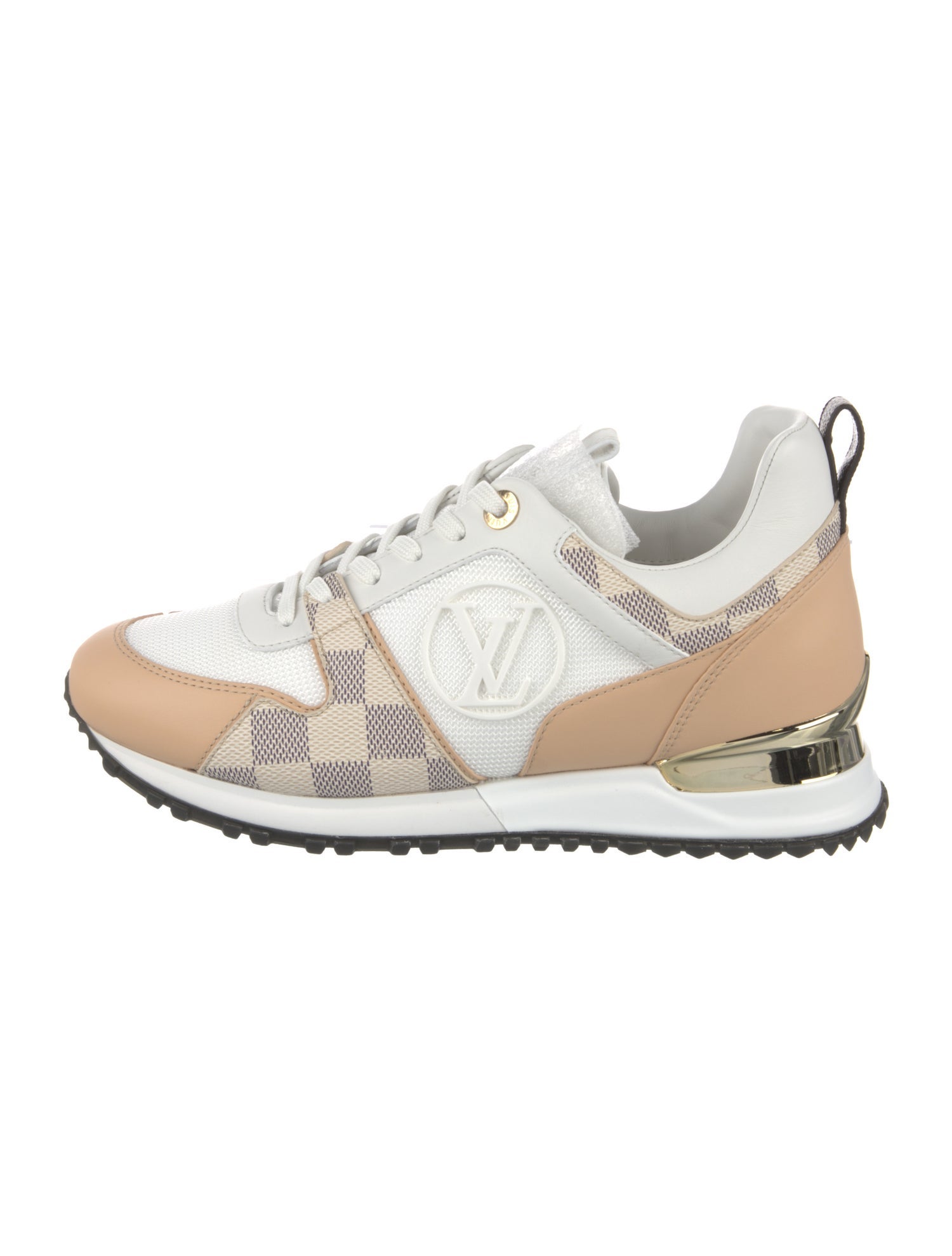 Louis Vuitton Damier Azur Pattern Nylon Sneakers