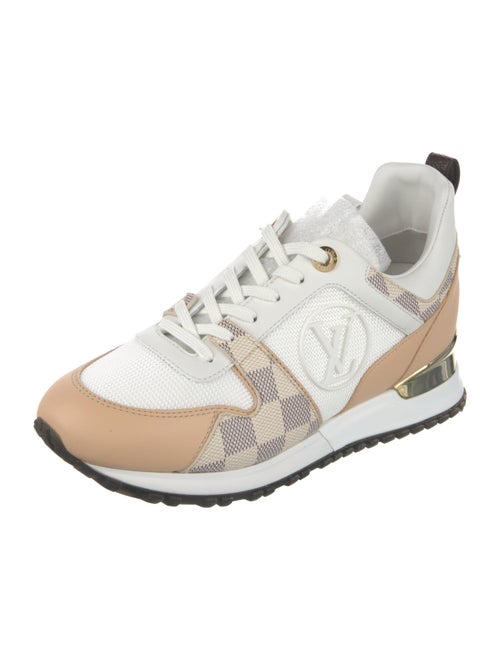 Louis Vuitton Damier Azur Pattern Nylon Sneakers