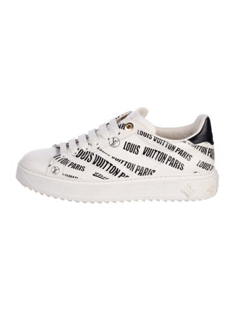 Louis Vuitton Leather Printed Sneakers