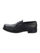 Louis Vuitton Leather Scalloped Accent Loafers