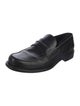 Louis Vuitton Leather Scalloped Accent Loafers
