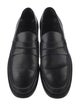 Louis Vuitton Leather Scalloped Accent Loafers