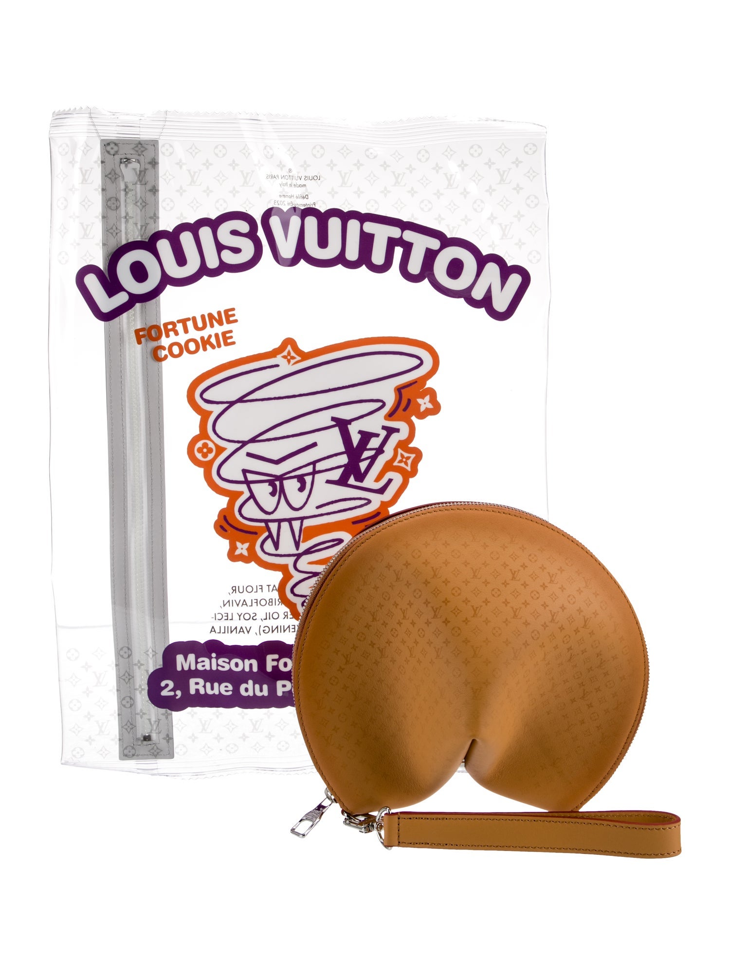 Louis Vuitton Leather Clutch