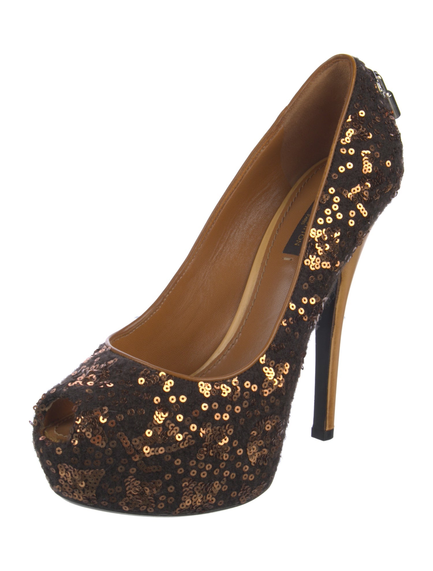 Louis Vuitton Sequin Embellishments Pumps