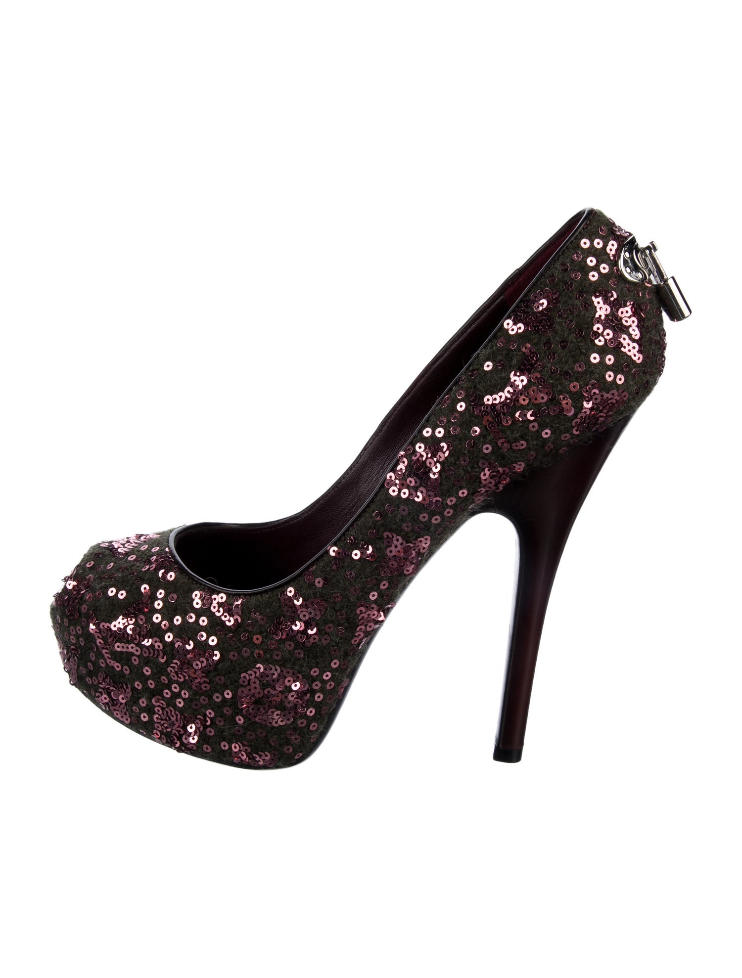 Louis Vuitton Sequins Sequin Embellishments Pumps