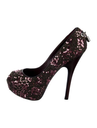 Louis Vuitton Sequins Sequin Embellishments Pumps