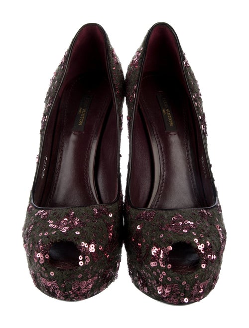 Louis Vuitton Sequins Sequin Embellishments Pumps