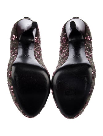 Louis Vuitton Sequins Sequin Embellishments Pumps