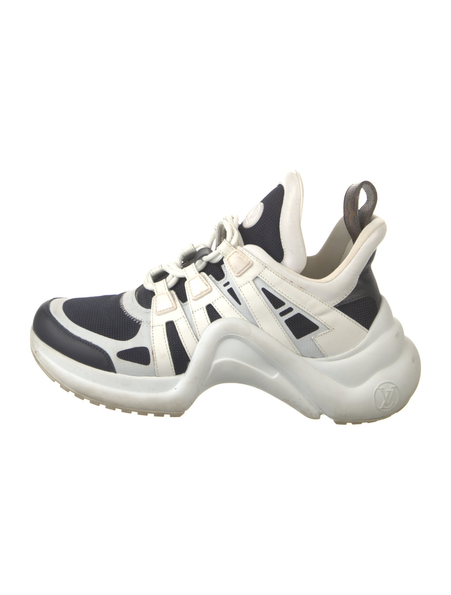 Louis Vuitton LV Monogram Leather Chunky Sneakers