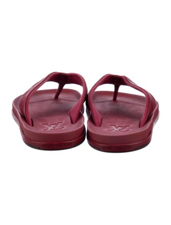 Louis Vuitton Rubber Flip Flops