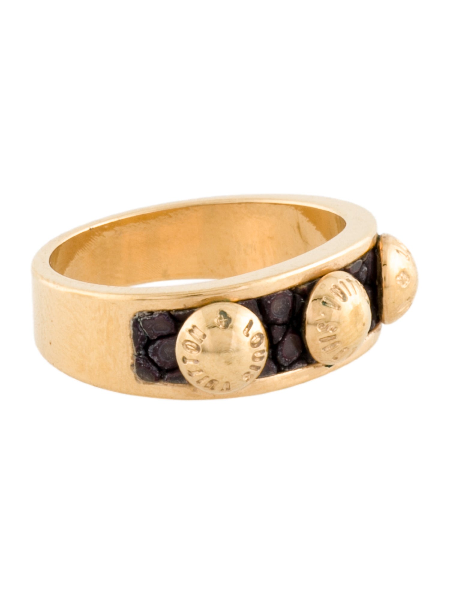 Louis Vuitton 'Gimme A Clue' Band Ring