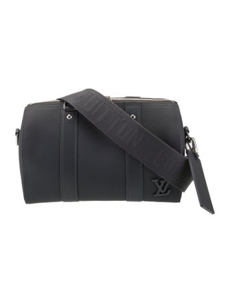 Louis Vuitton Leather Messenger Bag