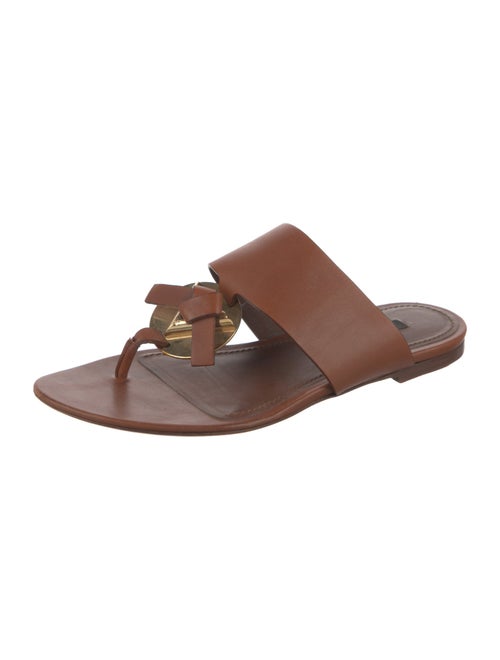 Louis Vuitton Leather Slides