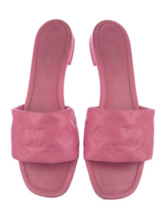 Louis Vuitton Leather Slides