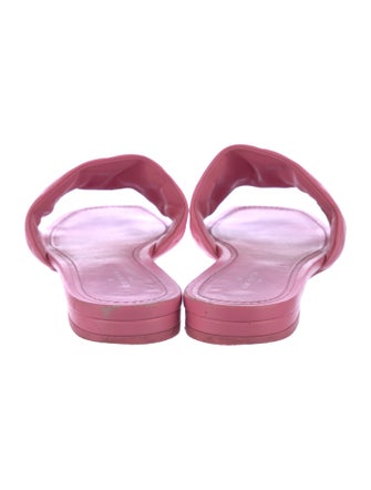 Louis Vuitton Leather Slides