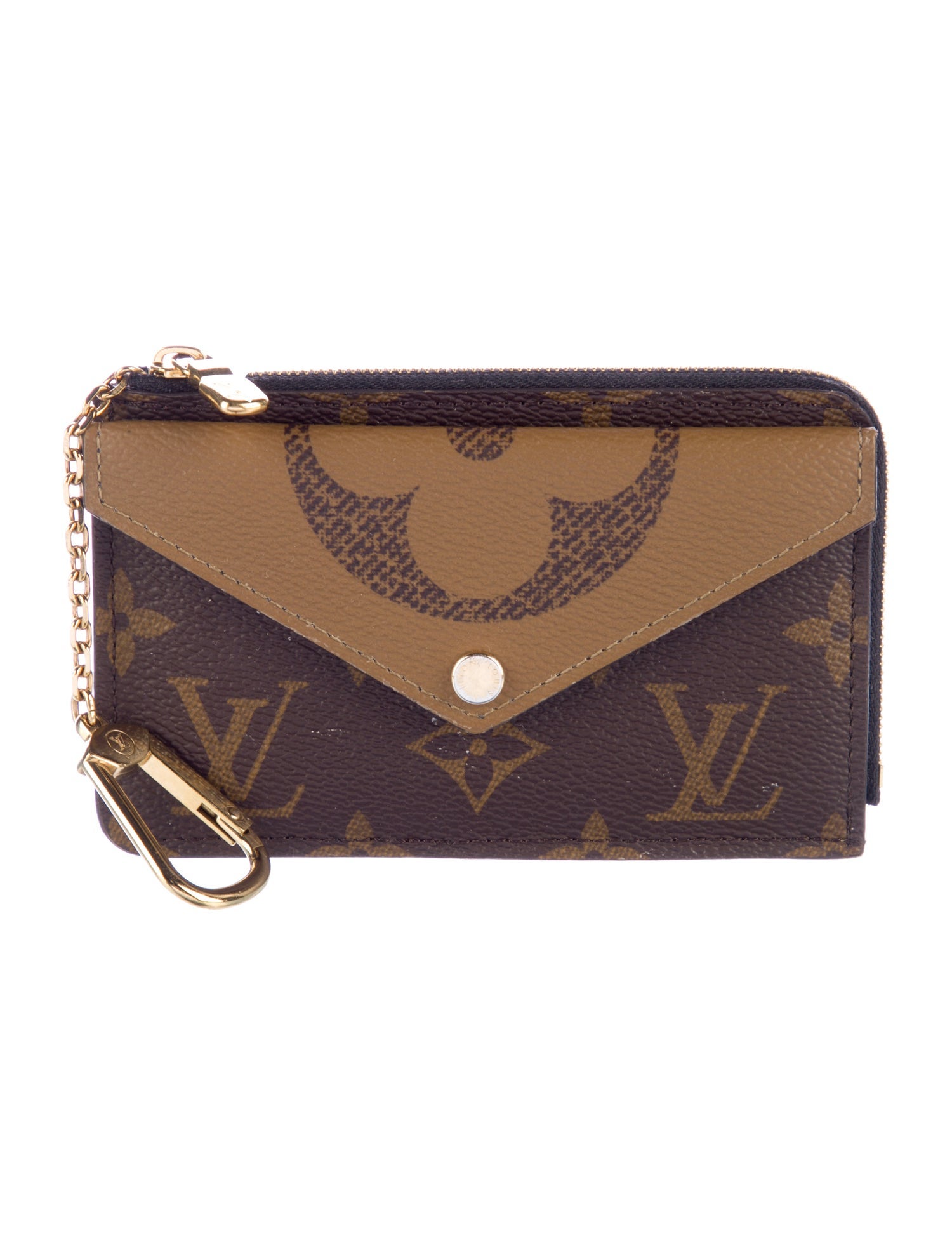 Fendi Zucca Key Pouch - Brown Wallets, Accessories