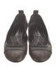 Louis Vuitton LV Monogram Leather Trim Embellishment Ballet Flats
