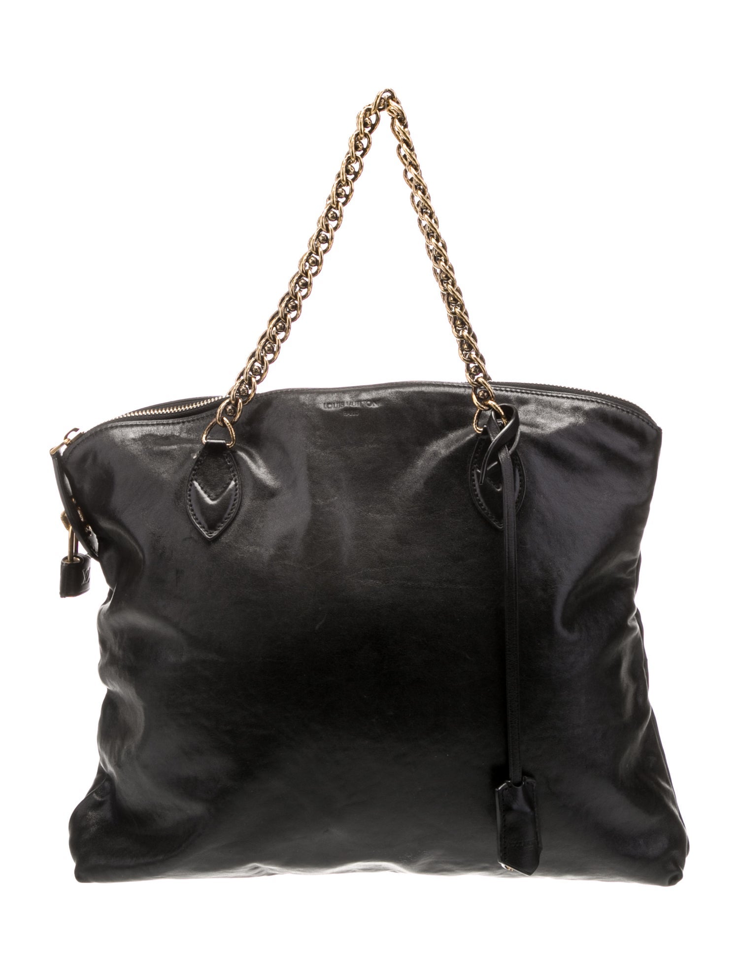 Louis Vuitton Leather Lockit Chain