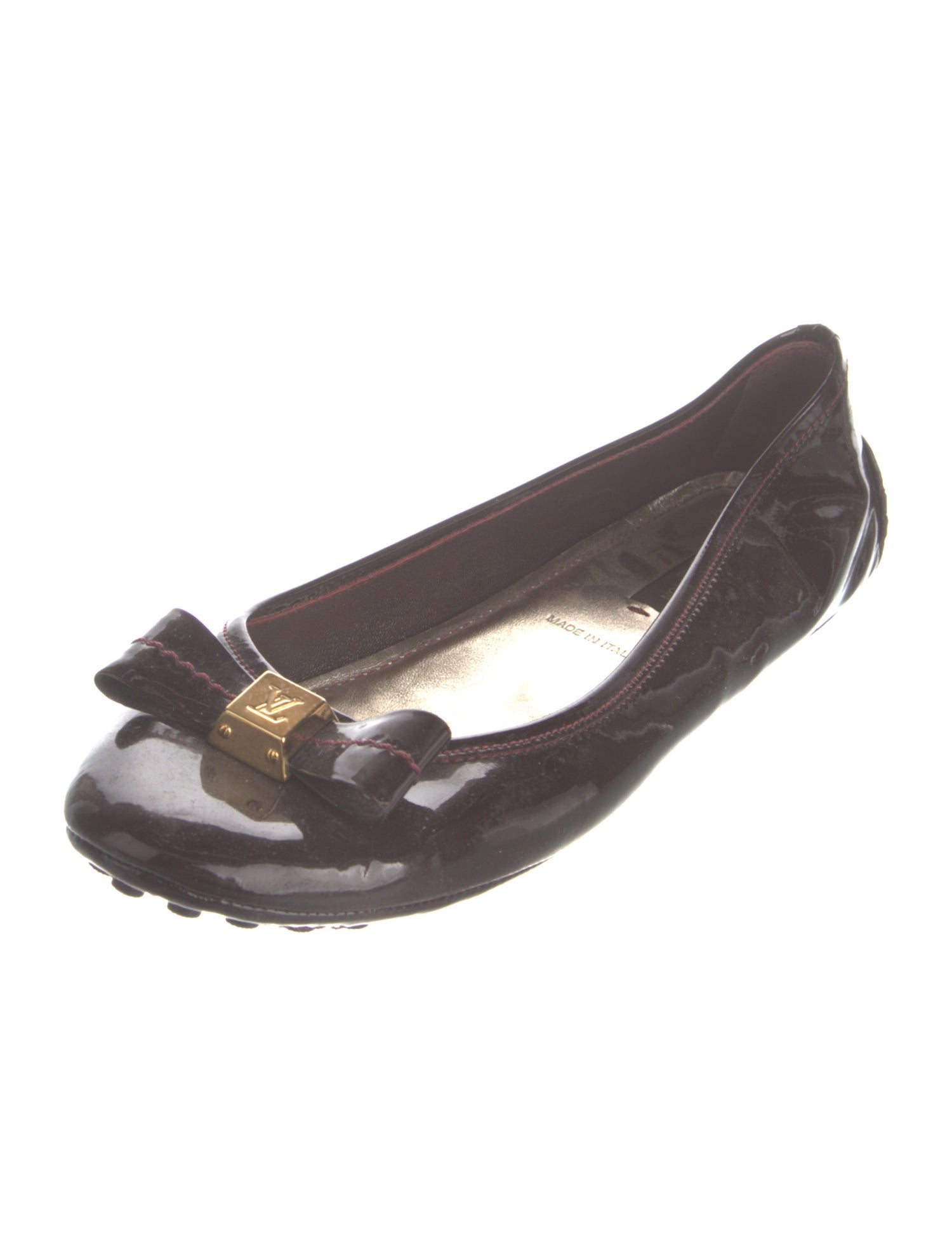 Louis Vuitton Patent Leather Flats